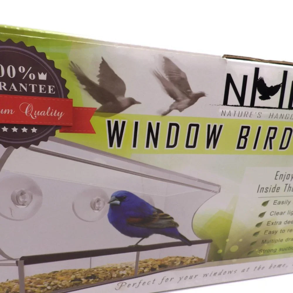 Window Wild Bird Feeder/Clear Acrylic